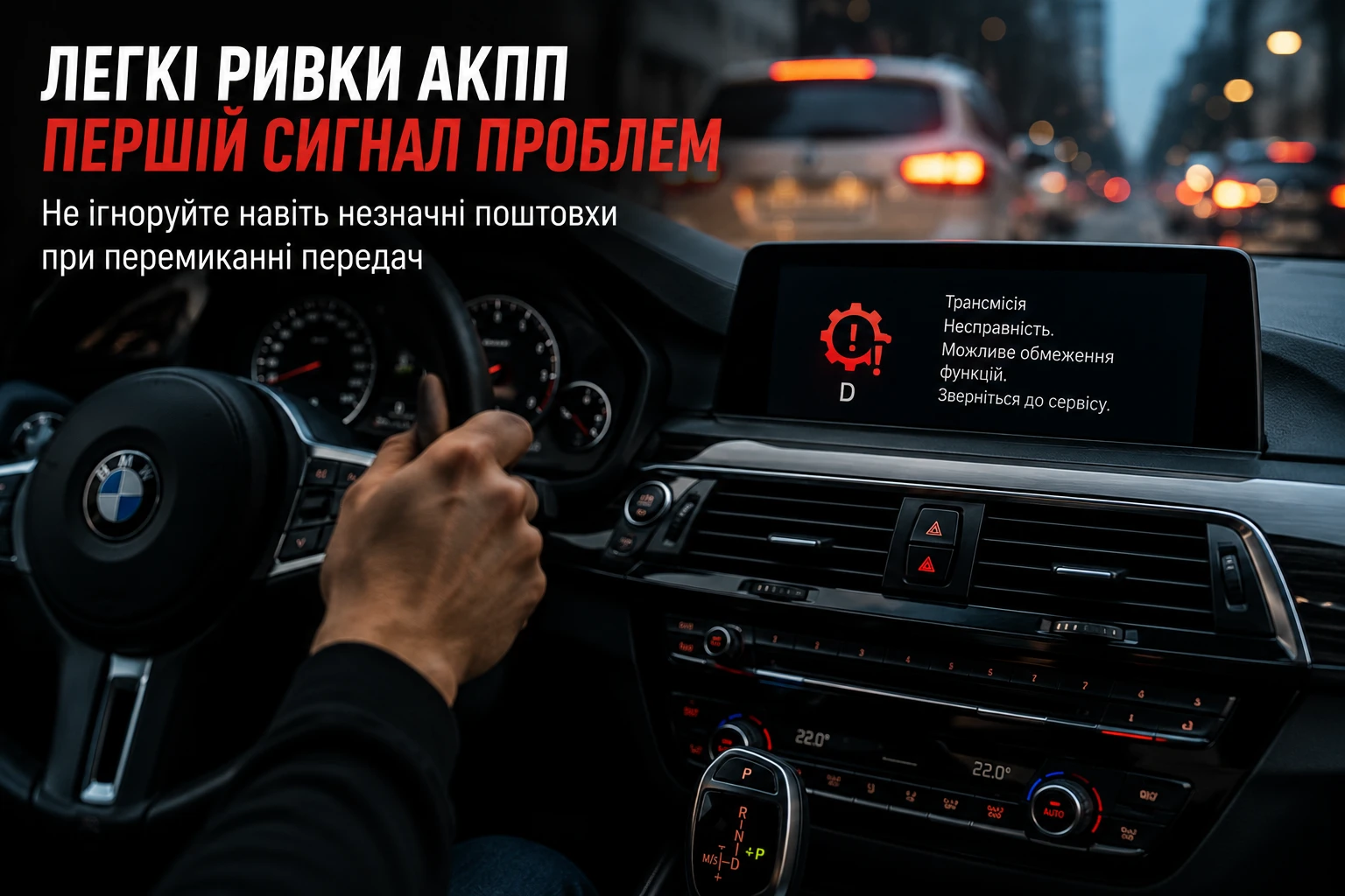 Чому не можна ігнорувати легкі ривки АКПП на BMW?